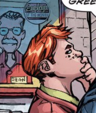 Stan Lee como funcionário do mês em Superman, edição 46.