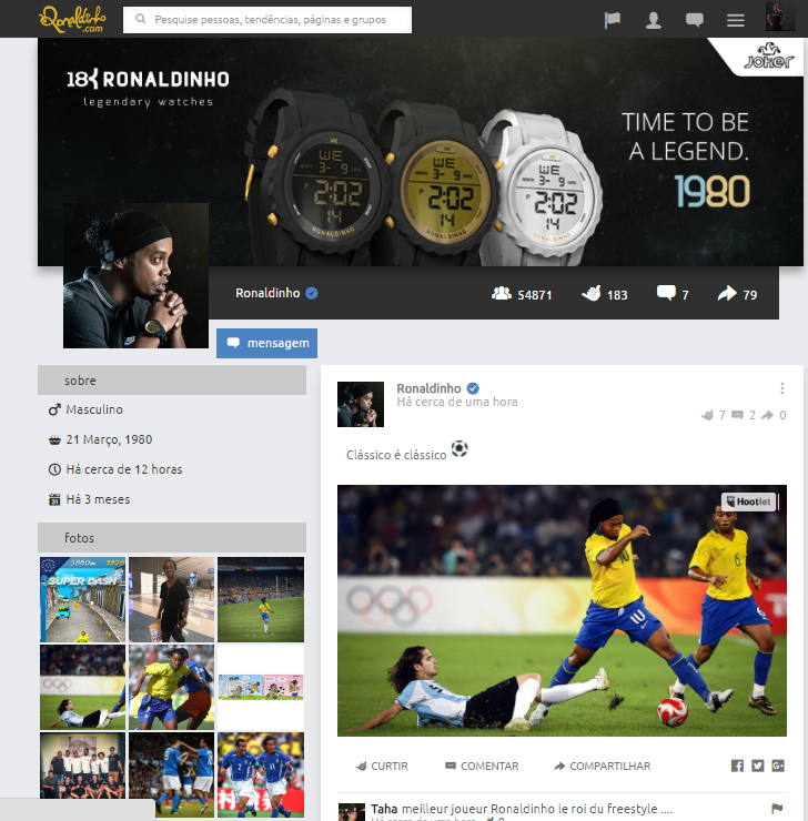 Time Line Ronaldinho