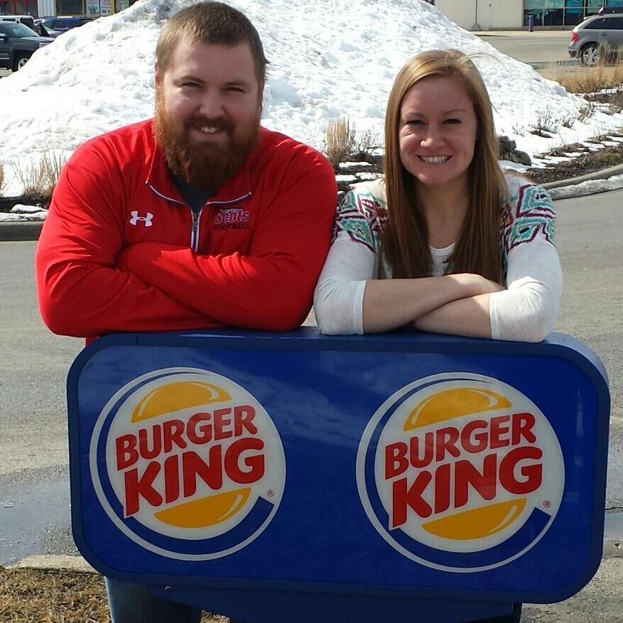 O casal Joe Burger e Ashley  King
